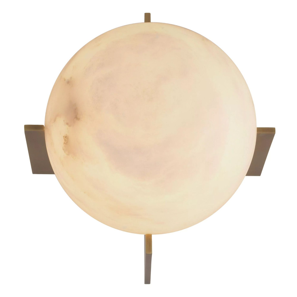 Scorpios S Table Lamp Brass/White 25cm Eichholtz Scorpios S Table Lamp Brass/White 25cm