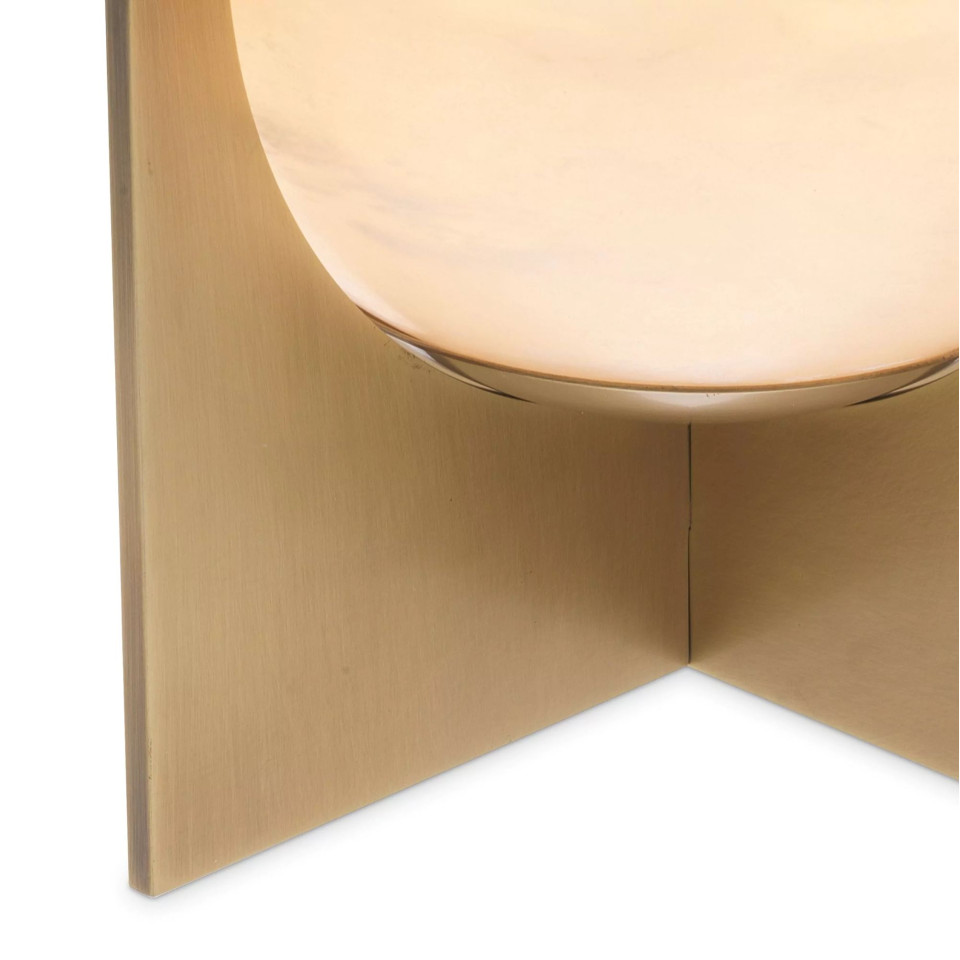 Scorpios S Table Lamp Brass/White 25cm Eichholtz Scorpios S Table Lamp Brass/White 25cm
