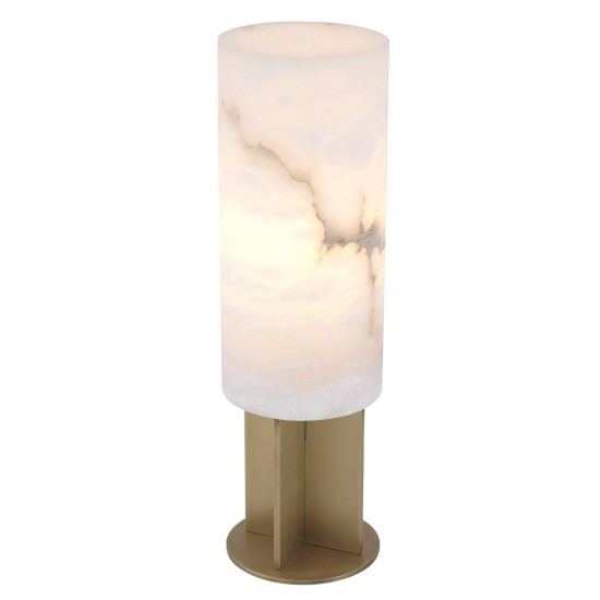 Giorgina Table Lamp Brass/Alabaster 47cm