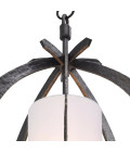 Luciano ljuskrona brons/vit 44cm Eichholtz Luciano ljuskrona brons/vit 44cm