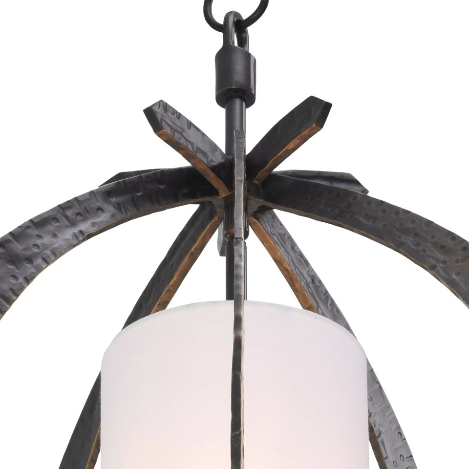 Luciano ljuskrona brons/vit 44cm Eichholtz Luciano ljuskrona brons/vit 44cm