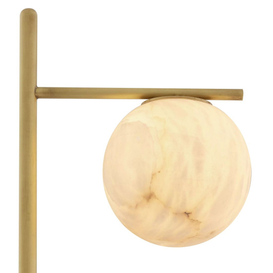 Faloria Floor Lamp Brass/White/Black 162cm Faloria Floor Lamp Brass/White/Black 162cm