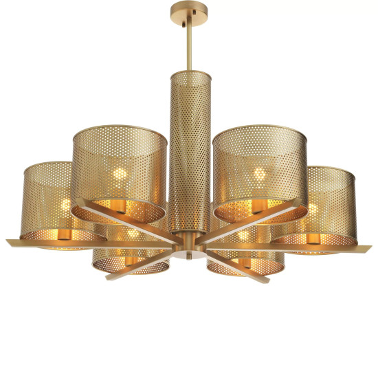 Morrison Chandelier Brass 109cm Morrison Chandelier Brass 109cm