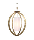 Luciano Chandelier Brass/White 44cm Eichholtz Luciano Chandelier Brass/White 44cm