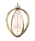 Luciano Chandelier Brass/White 44cm Eichholtz Luciano Chandelier Brass/White 44cm