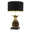 Ananas bordslampa mässing/svart 96,5 cm