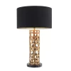 Dix bordslampa mässing/svart 75 cm