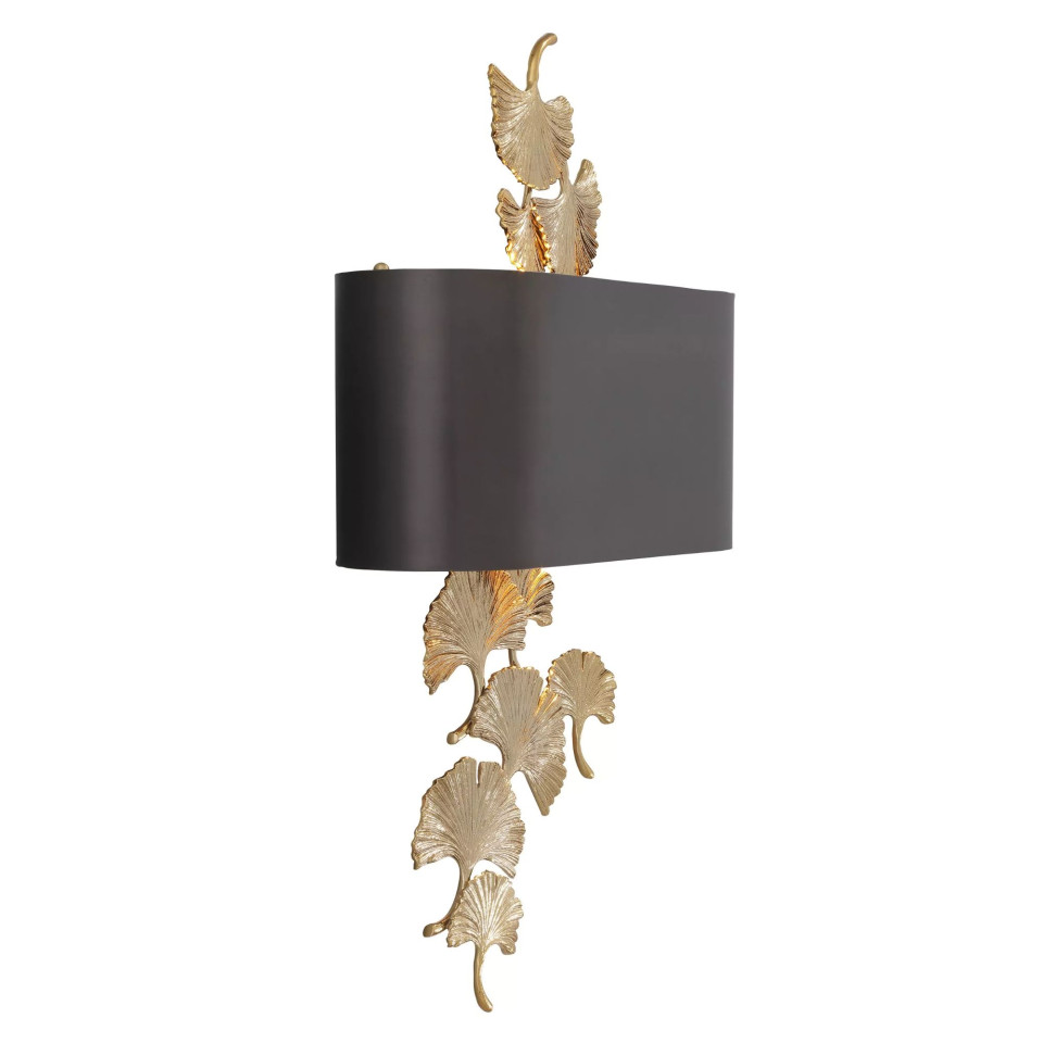 Regina vägglampa guld/brons 61cm