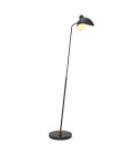 Asta golvlampa svart/mässing/vit 161,5cm