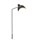 Asta golvlampa svart/mässing/vit 161,5cm