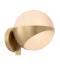 Wilson Wall Lamp Brass/White 19cm Eichholtz Wilson Wall Lamp Brass/White 19cm
