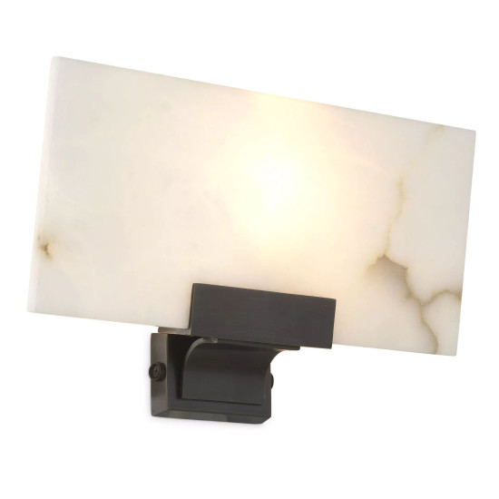 Zen Wall Lamp Bronze/White 19cm Zen Wall Lamp Bronze/White 19cm