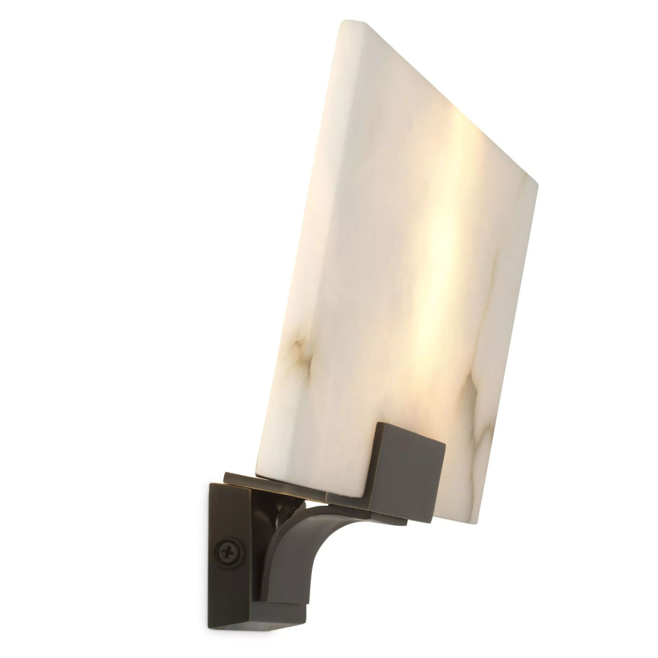 Zen vägglampa brons/vit 19cm Eichholtz Zen vägglampa brons/vit 19cm