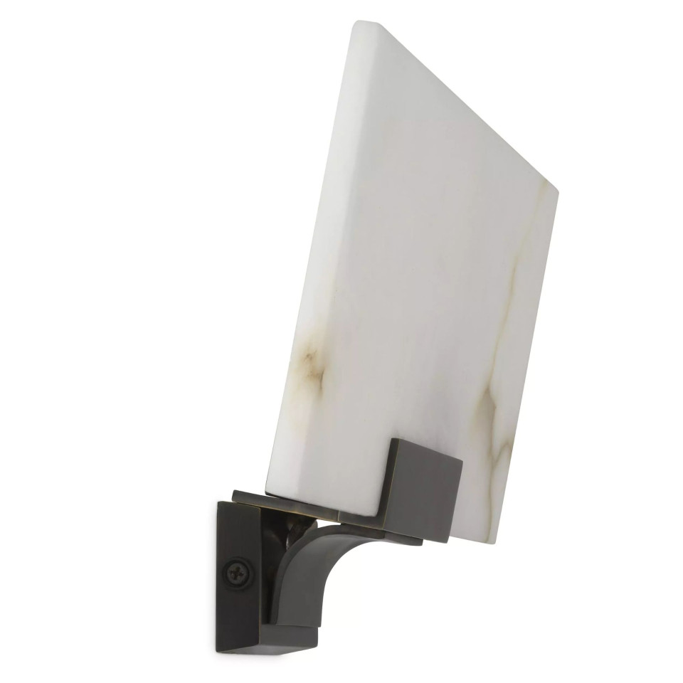 Zen vägglampa brons/vit 19cm Eichholtz Zen vägglampa brons/vit 19cm