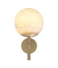 Jade Wall Lamp Brass/White 35cm Eichholtz Jade Wall Lamp Brass/White 35cm