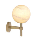 Jade Wall Lamp Brass/White 35cm Eichholtz Jade Wall Lamp Brass/White 35cm