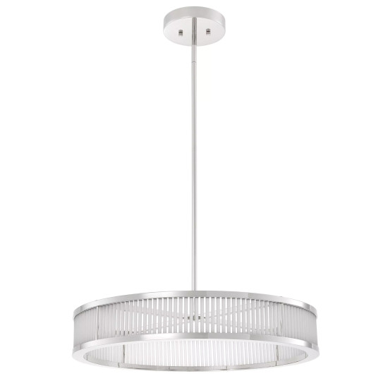 Thibaud S Chandelier Nickel/Glass 70cm Thibaud S Chandelier Nickel/Glass 70cm
