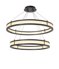 Damien Double Chandelier Bronze/Glass 85cm Eichholtz Damien Double Chandelier Bronze/Glass 85cm