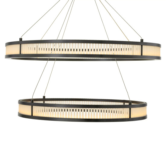 Damien Double takkrona brons/glas 85 cm Damien Double takkrona brons/glas 85 cm