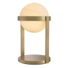 Hayward Table Lamp Brass/White 38cm
