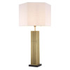 Viggo Table Lamp Brass/White 87cm Viggo Table Lamp Brass/White 87cm