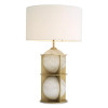 Eternity bordslampa mässing/vit 75 cm Eternity bordslampa mässing/vit 75 cm