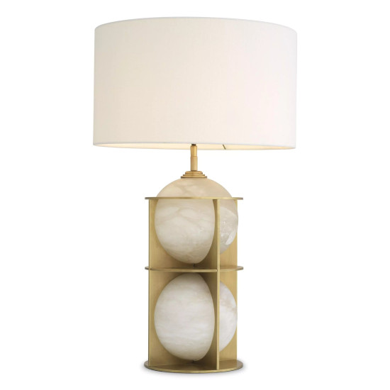 Eternity bordslampa mässing/vit 75 cm Eternity bordslampa mässing/vit 75 cm