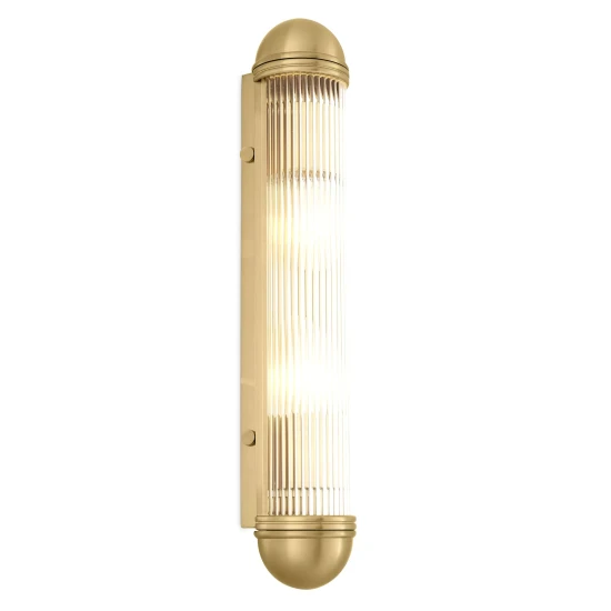 Auburn Wall Lamp Brass/Glass 40cm