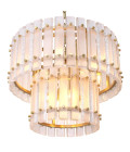 Blason Chandelier Brass/Glass 59cm Eichholtz Blason Chandelier Brass/Glass 59cm