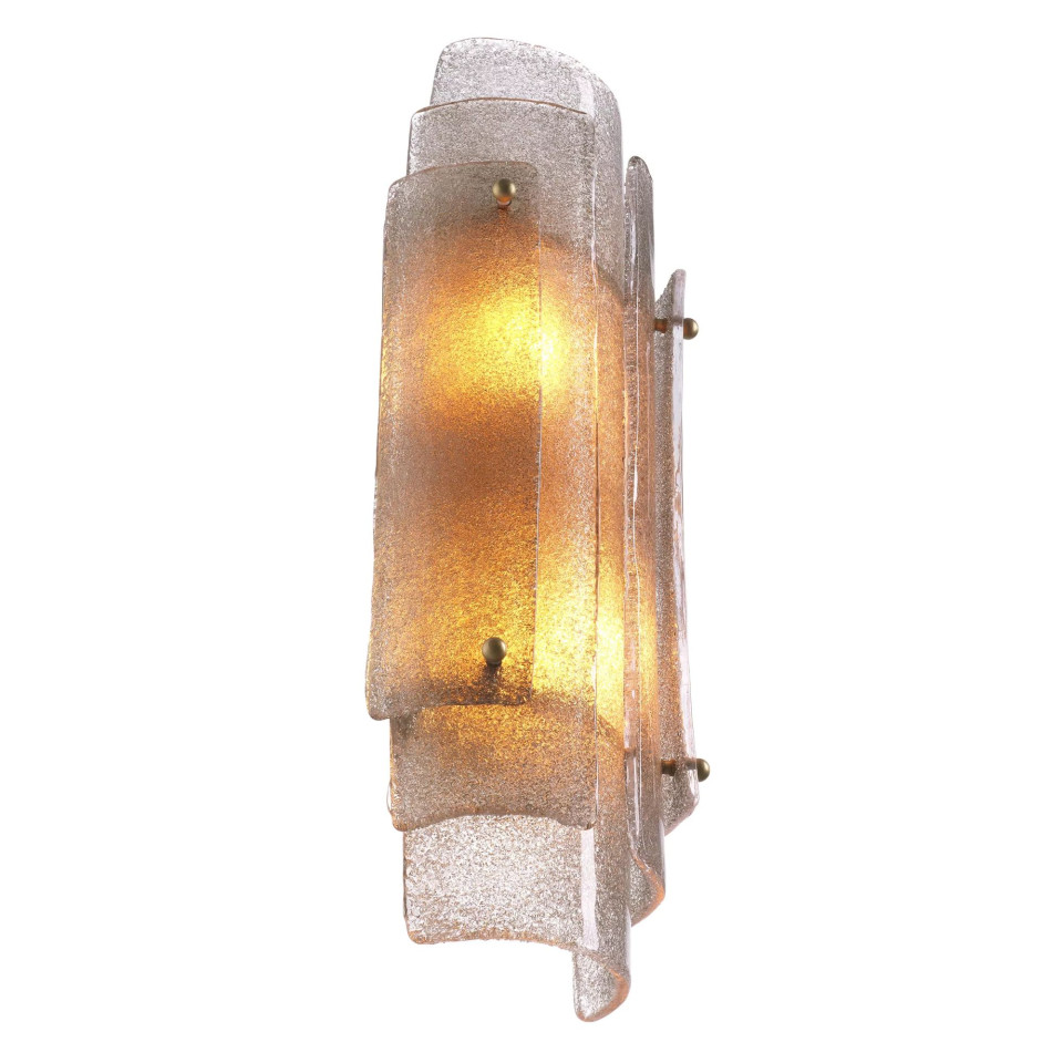 Sylvester vägglampa mässing/glas 49cm Eichholtz Sylvester vägglampa mässing/glas 49cm