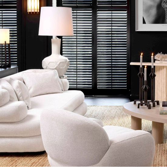 Lambert bordslampa vit/benvit 112 cm Lambert bordslampa vit/benvit 112 cm