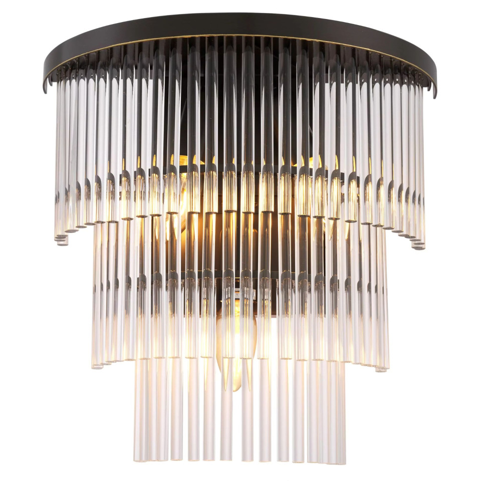 East Wall Lamp Bronze/Glass 32.5cm