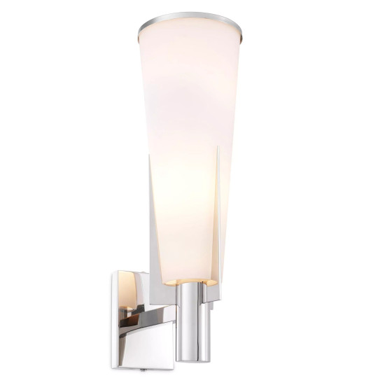 Dino Wall Lamp Nickel/White 40.5cm Dino Wall Lamp Nickel/White 40.5cm