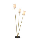 Rodolpho golvlampa mässing/vit/svart 167cm Eichholtz Rodolpho golvlampa mässing/vit/svart 167cm