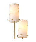 Rodolpho golvlampa mässing/vit/svart 167cm Eichholtz Rodolpho golvlampa mässing/vit/svart 167cm
