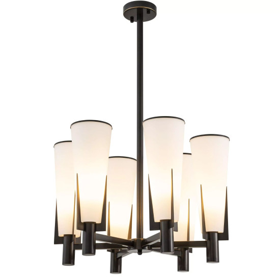 Dino Chandelier Bronze/White 60cm Dino Chandelier Bronze/White 60cm