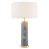 Lxry Table Lamp Grey/Brass/Off-white 75cm