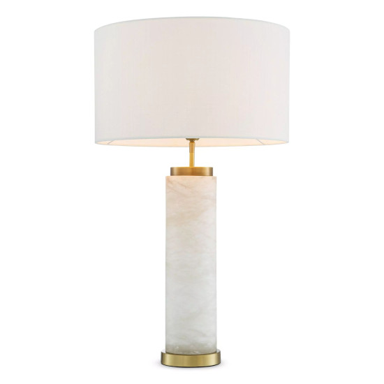 Lxry Table Lamp White/Brass 75cm Lxry Table Lamp White/Brass 75cm