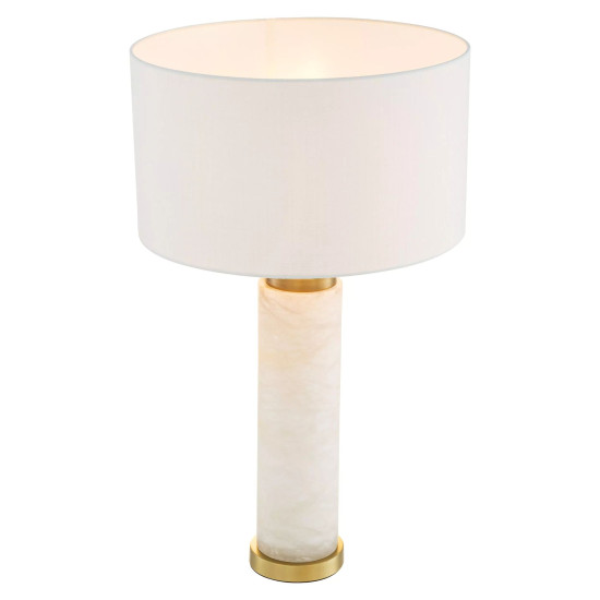 Lxry Table Lamp White/Brass 75cm Lxry Table Lamp White/Brass 75cm