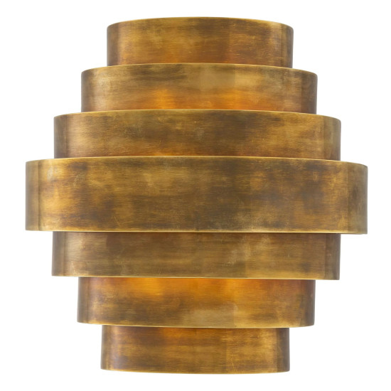 Rizzi Double vägglampa mässing 31 cm Rizzi Double vägglampa mässing 31 cm