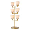 Valerius bordslampa mässing/vit 81 cm Valerius bordslampa mässing/vit 81 cm