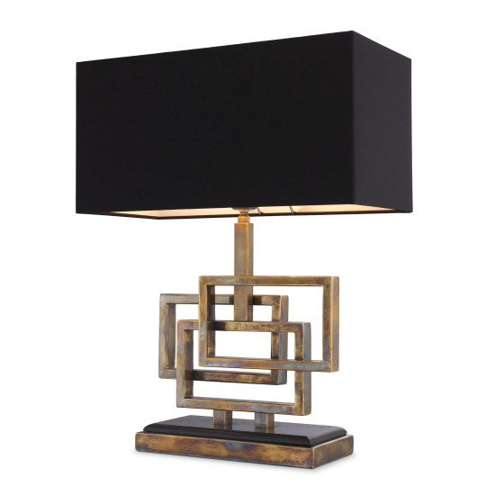 Windolf bordslampa vintage mässing/svart 48 cm Windolf bordslampa vintage mässing/svart 48 cm