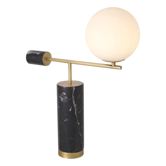 Xperience Table Lamp Black/Brass/White 62.5cm