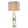Cullingham Table Lamp Brass/Glass/White Marble 87cm Cullingham Table Lamp Brass/Glass/White Marble 87cm