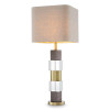 Cullingham bordslampa mässing/glas/grå marmor 87 cm Cullingham bordslampa mässing/glas/grå marmor 87 cm