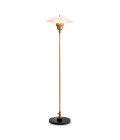 Novento golvlampa mässing/vit/svart 155cm Eichholtz Novento golvlampa mässing/vit/svart 155cm