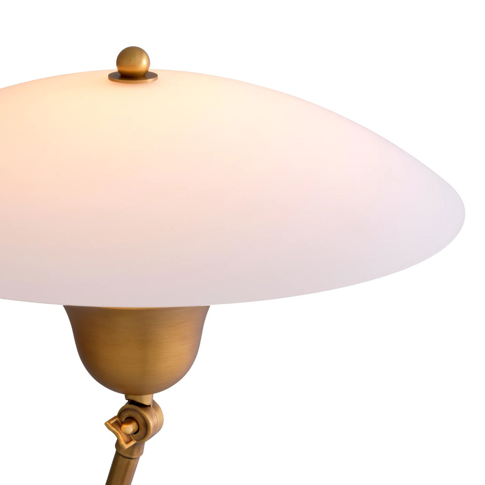 Novento golvlampa mässing/vit/svart 155cm Eichholtz Novento golvlampa mässing/vit/svart 155cm