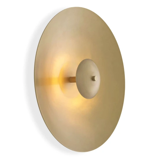 Moderna vägglampa antik mässing 37,5 cm