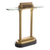 Bologno skrivbordslampa mässing/glas/marmor 47 cm Bologno skrivbordslampa mässing/glas/marmor 47 cm