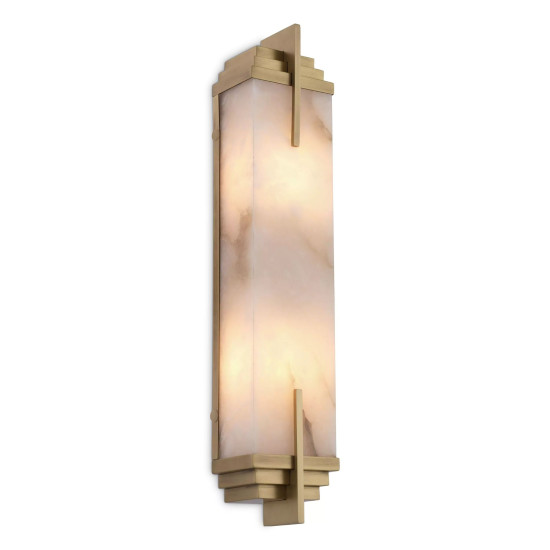 Harman Wall Lamp Brass/White 51cm